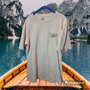 Outdoor‎ Life Fishing T-Shirt Men's Size M (Tan) (K42)